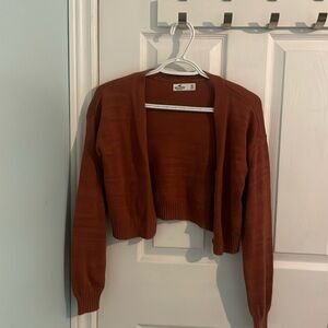 Cropped xs long sleeved shirt *burgundy*